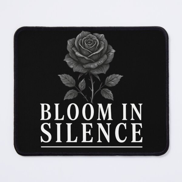 Item preview, Bloom In Silence - Dark Aesthetic Black Rose Floral Illustration designed and sold by haitrieuic96.