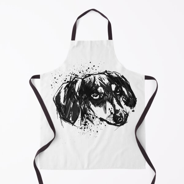 Item preview, Dachshund Ink Portrait Illustration designed and sold by Inkversed.