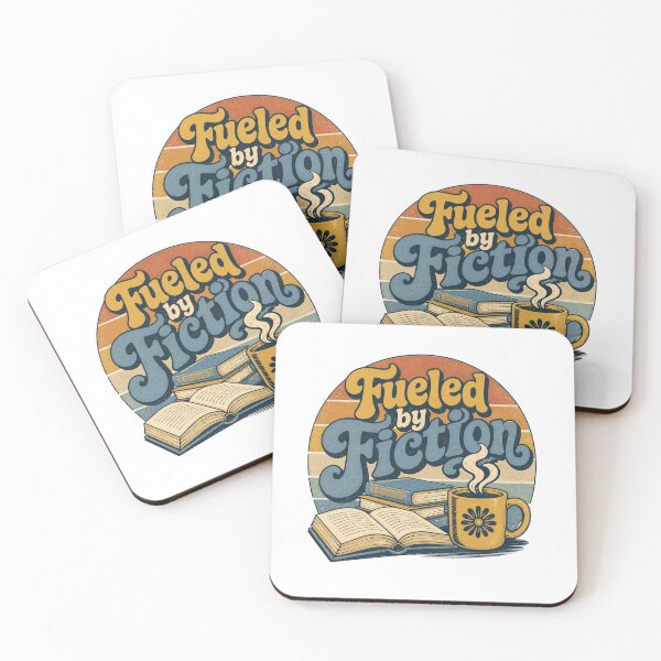 Item preview, "Fueled by Fiction" Retro designed and sold by MusesWhispers.