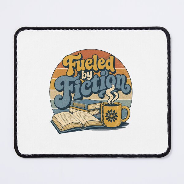 Item preview, "Fueled by Fiction" Retro designed and sold by MusesWhispers.