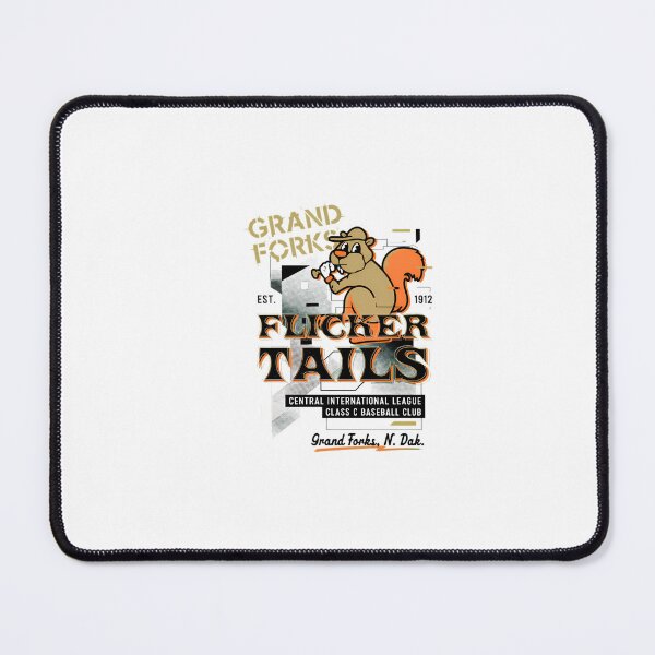 Item preview, Grand Forks Flicker Tails Retro Baseball Club Tee designed and sold by EviBenbato.