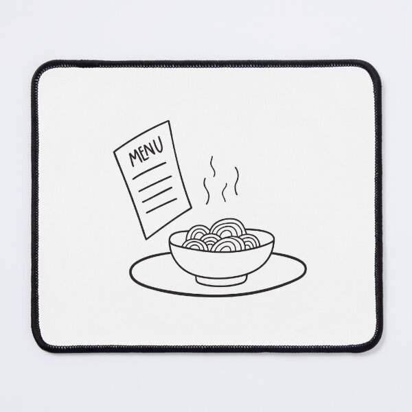 Item preview, Udon Bowl on Tray Beside Menu designed and sold by rasagamastore.