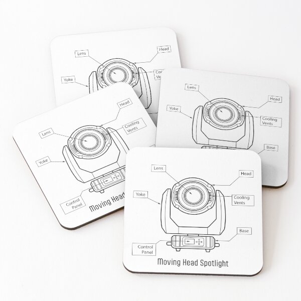 Item preview, Moving Head Spotlight Schematic Diagram designed and sold by drTerrens.