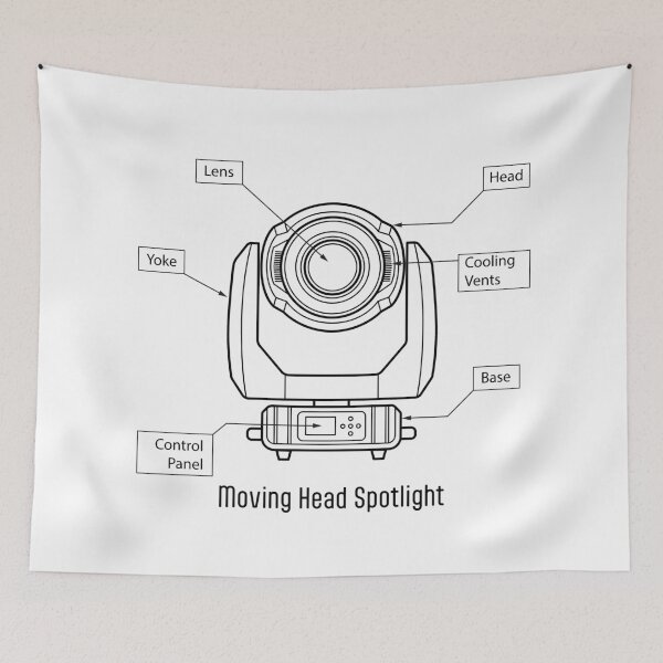 Item preview, Moving Head Spotlight Schematic Diagram designed and sold by drTerrens.