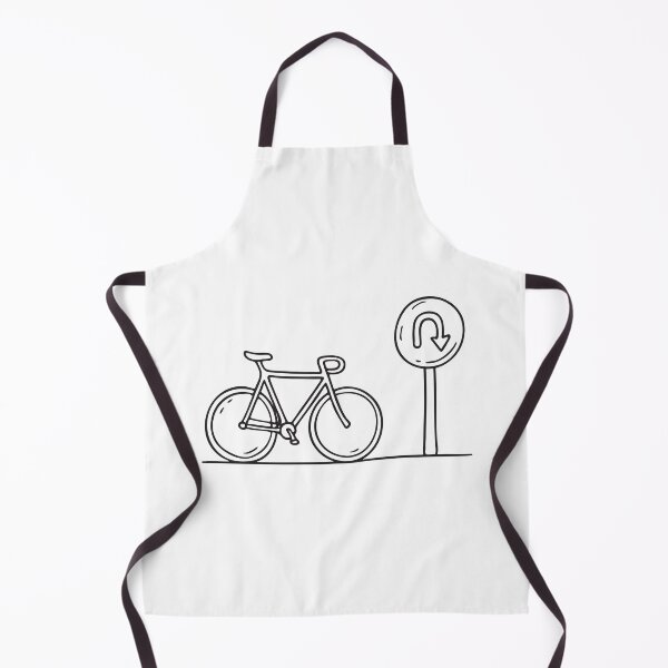Item preview, Bicycle Near U Turn Road Arrow designed and sold by rasagamastore.