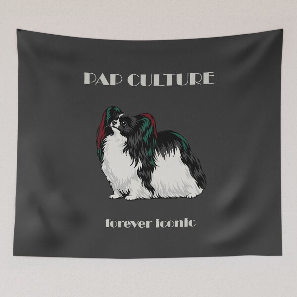 Item preview, Pap Culture – Forever Iconic | Stylish Papillon Dog Lover Design designed and sold by PapillonArtStudio.
