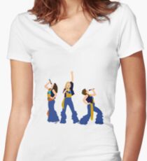 Donnna und die Dynamos Young Shirt mit V-Ausschnitt