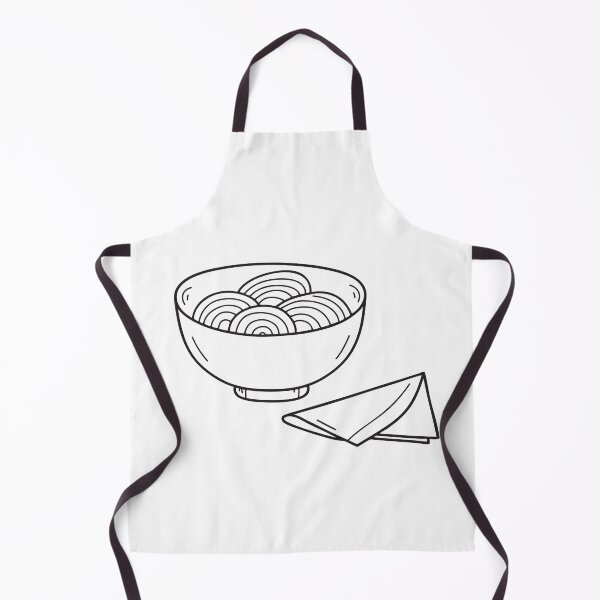 Item preview, Udon Noodles Beside Folded Napkin designed and sold by rasagamastore.