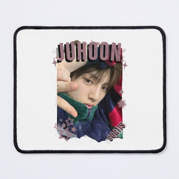 Item preview, CORTISs Juhoon Kpop Boy Group Black and White Collage Digital Art Portrait designed and sold by AJUNICE STUDIO.