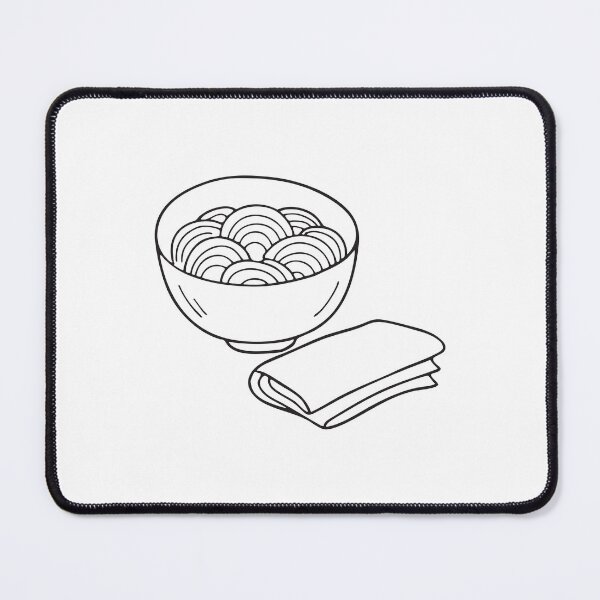Item preview, Udon Bowl Next to Folded Napkin designed and sold by rasagamastore.