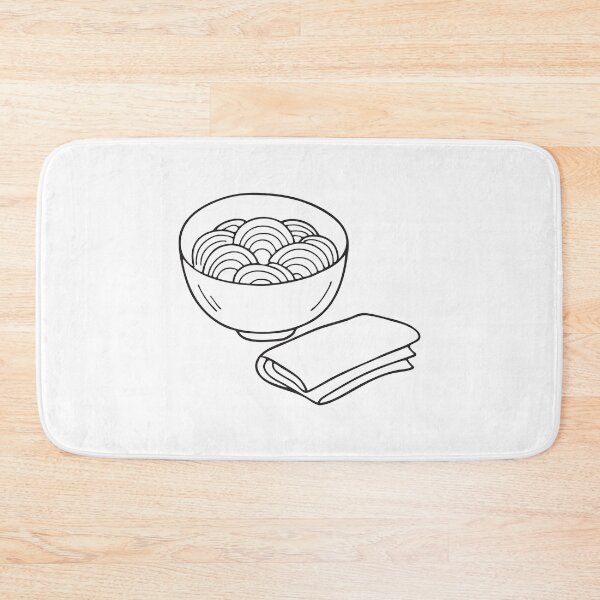 Item preview, Udon Bowl Next to Folded Napkin designed and sold by rasagamastore.