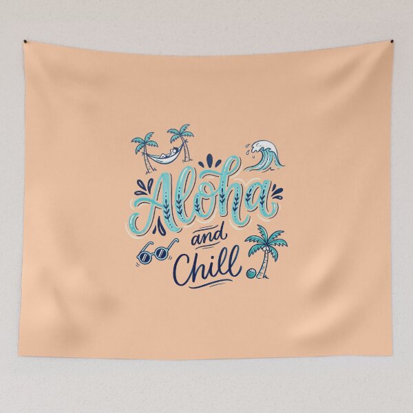 Item preview, Aloha and Chill – Hawaiian Vibes Design designed and sold by Sea Gem.
