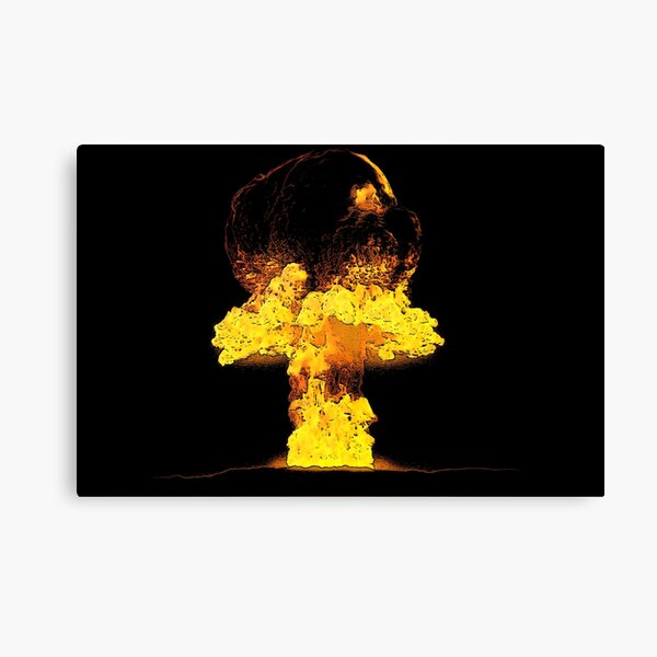 Atomic blast Canvas Print