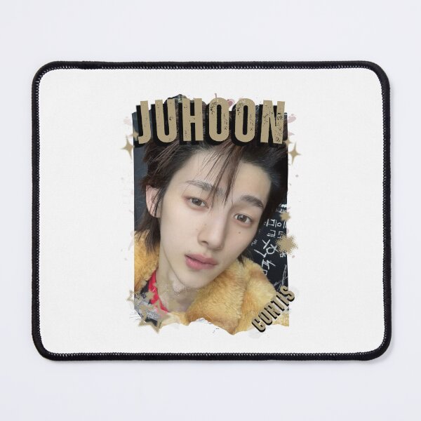 Item preview, CORTISs Juhoon Kpop Boy Group Black and White Collage Digital Art Portrait designed and sold by AJUNICE STUDIO.