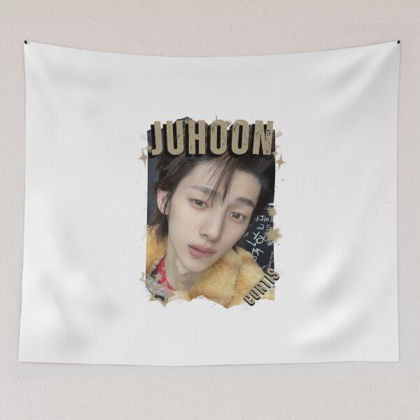 Item preview, CORTISs Juhoon Kpop Boy Group Black and White Collage Digital Art Portrait designed and sold by AJUNICE STUDIO.