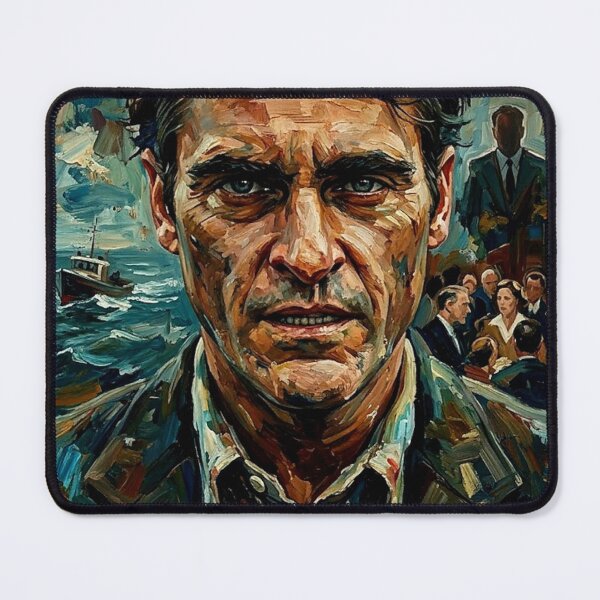 Item preview, The Master Retro Psychological Drama Tribute Art Movie Poster designed and sold by Art's Diner.