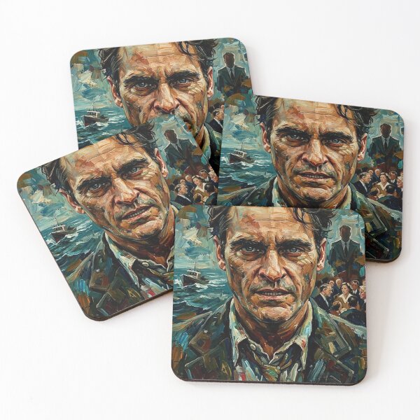 Item preview, The Master Retro Psychological Drama Tribute Art Movie Poster designed and sold by Art's Diner.