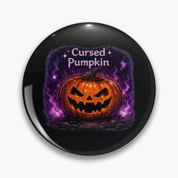 Item preview, Cursed Pumpkin Halloween Gothic Jack O Lantern designed and sold by Bibiirano Store.