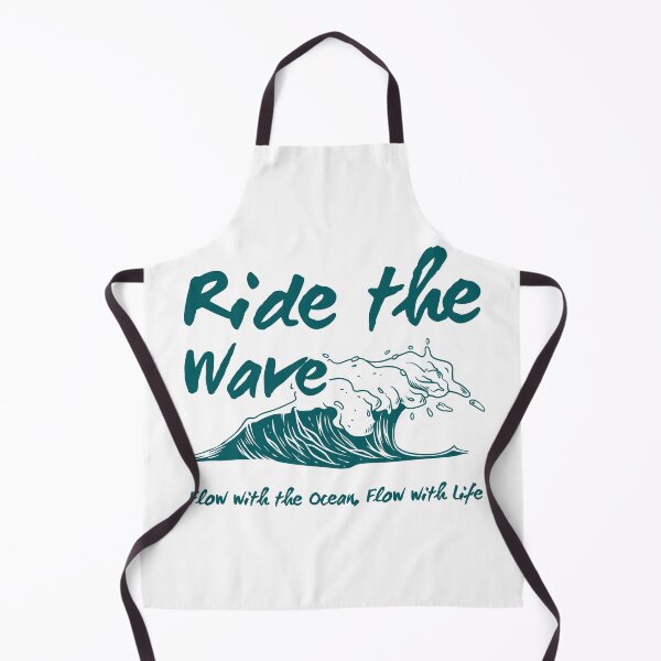 Item preview, Ride The Wave Ocean Motivational Quote Art designed and sold by DAILYNEEDSS.