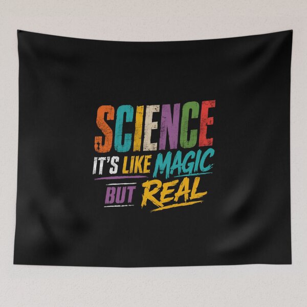Item preview, Science It's Like Magic But Real – Vintage STEM Humor designed and sold by HumansStuck12.