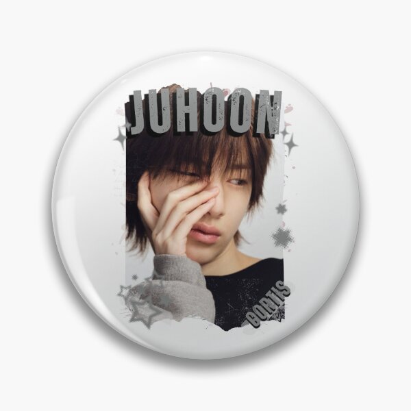 Item preview, CORTISs Juhoon Kpop Boy Group Black and White Collage Digital Art Portrait designed and sold by AJUNICE STUDIO.