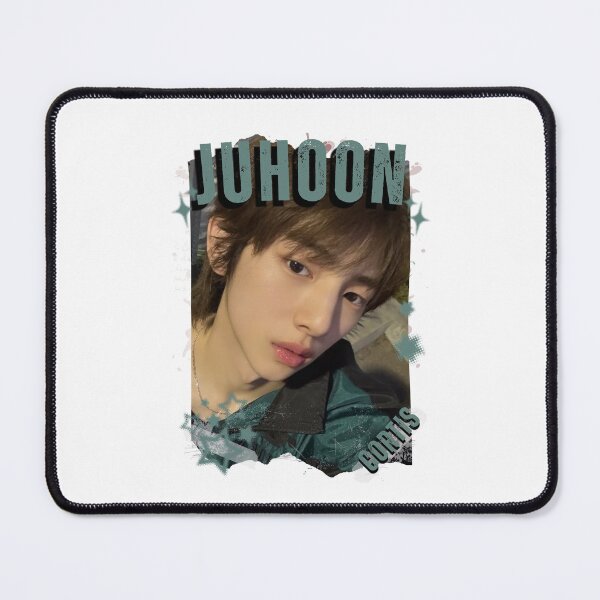 Item preview, CORTISs Juhoon Kpop Boy Group Black and White Collage Digital Art Portrait designed and sold by AJUNICE STUDIO.