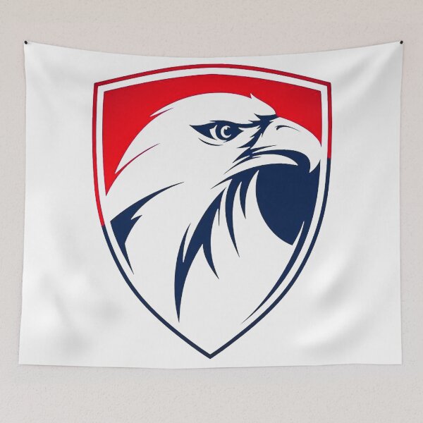 Item preview, Patriotic Eagle Coat of Arms – Blue White Red Emblem designed and sold by RAYBIL.