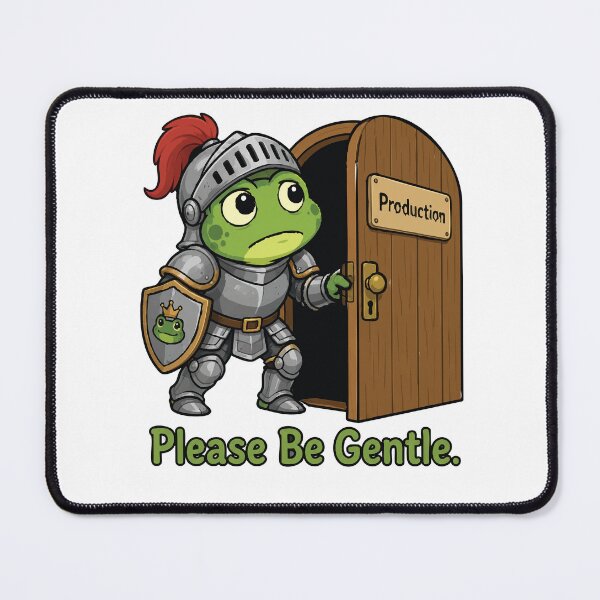Item preview, Please Be Gentle Frog designed and sold by SimplePoDesign.