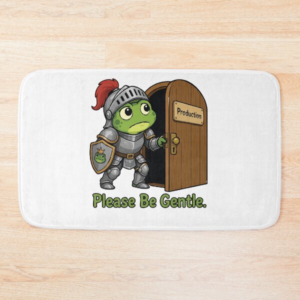 Item preview, Please Be Gentle Frog designed and sold by SimplePoDesign.