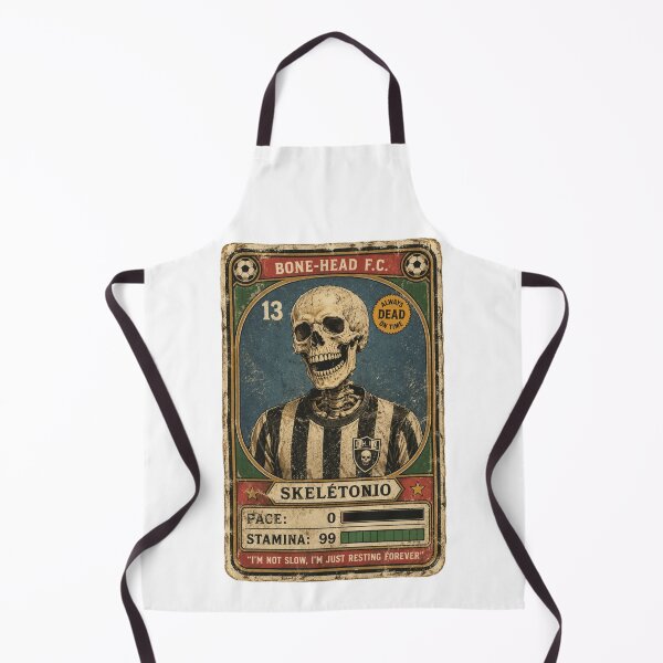Item preview, Vintage Skeleton Soccer Trading Card Poster designed and sold by Anne97s.