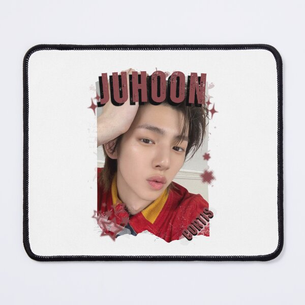 Item preview, CORTISs Juhoon Kpop Boy Group Black and White Collage Digital Art Portrait designed and sold by AJUNICE STUDIO.