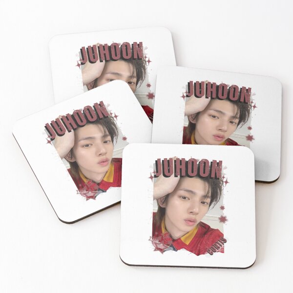 Item preview, CORTISs Juhoon Kpop Boy Group Black and White Collage Digital Art Portrait designed and sold by AJUNICE STUDIO.