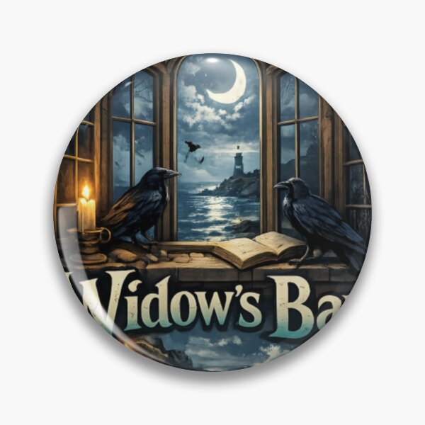 Item preview, Widow’s Bay – Gothic Moonlit Raven Bay designed and sold by CatLovers Studio.