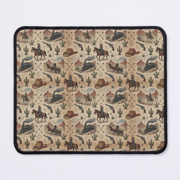 Item preview, Western Cowboy Theme Pattern designed and sold by Pioneer Spirit Market.