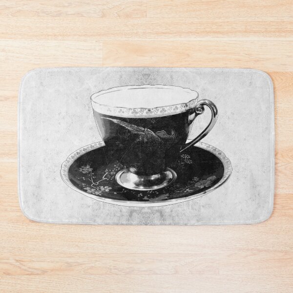 Item preview, Vintage Bone China Teacup Saucer Dark Victorian Porcelain Art designed and sold by Ghoul Enterprises.