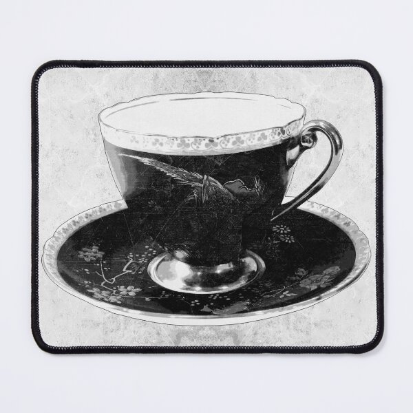 Item preview, Vintage Bone China Teacup Saucer Dark Victorian Porcelain Art designed and sold by Ghoul Enterprises.