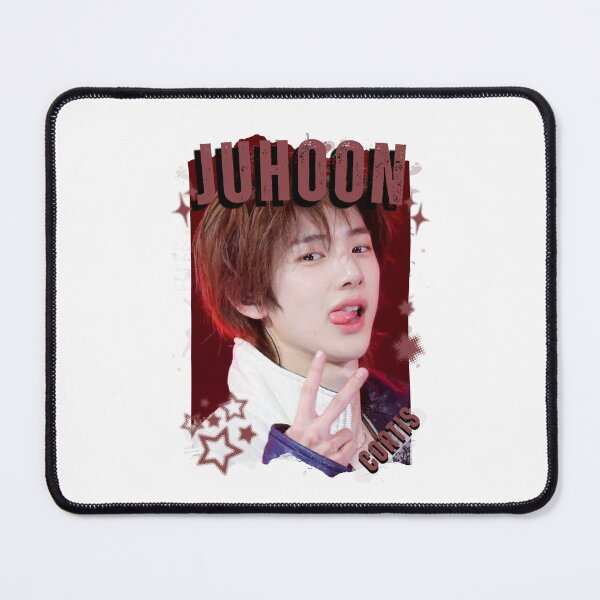 Item preview, CORTISs Juhoon Kpop Boy Group Black and White Collage Digital Art Portrait designed and sold by AJUNICE STUDIO.