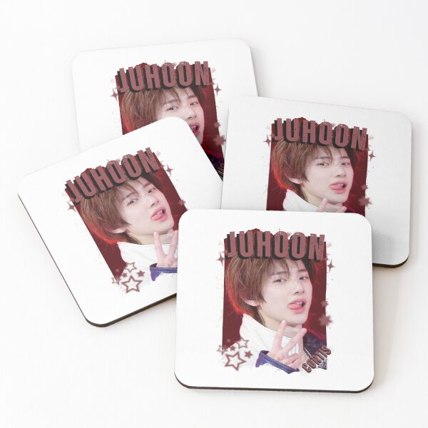 Item preview, CORTISs Juhoon Kpop Boy Group Black and White Collage Digital Art Portrait designed and sold by AJUNICE STUDIO.
