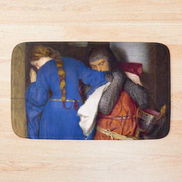Item preview, The Meeting on the Turret Stairs romantic lovers portrait painting by Frederic William Burton designed and sold by Jéanpaul  Ferro.