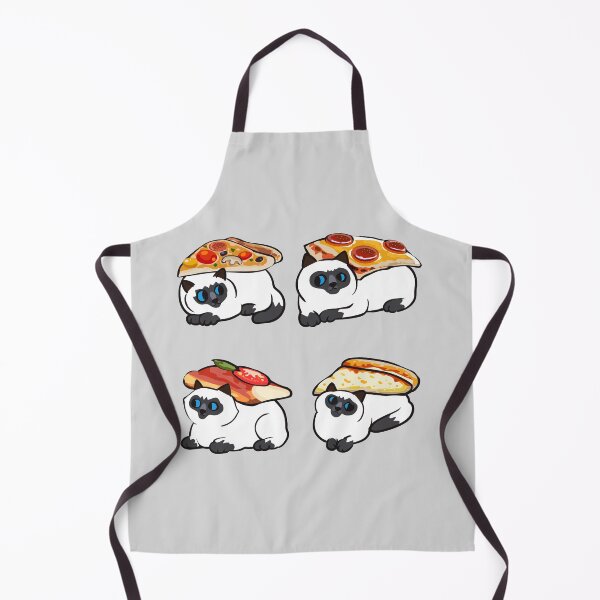 Item preview, Pizza Siamese Cat designed and sold by Huebucket.