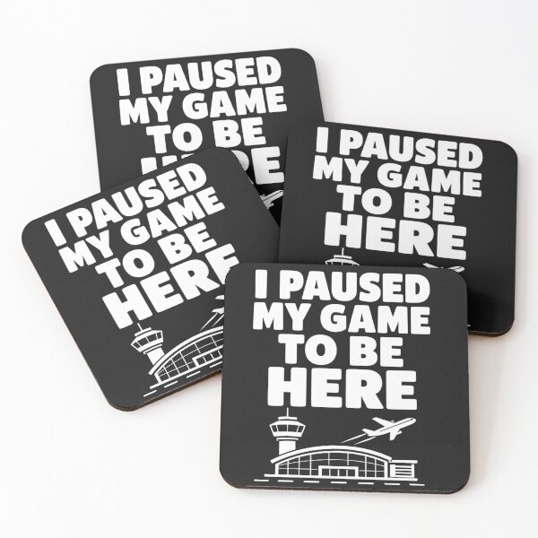 Item preview, I Paused My Game To Be Here T-Shirt, Funny Gamer Travel Vacation Gift, Airport Travel Graphic Tee designed and sold by Trendably.
