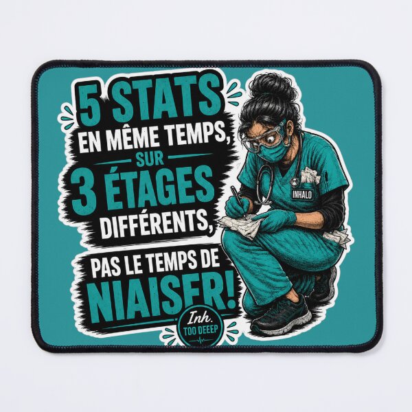 Item preview, 5 Stats at the Same Time, 3 Different Floors – No Time to Mess Around! | Respiratory Therapist Gift designed and sold by CollectionsJEm.