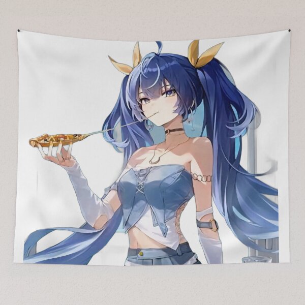 Item preview, Iuno Eating Pizza Wuthering Waves designed and sold by KomiArts.