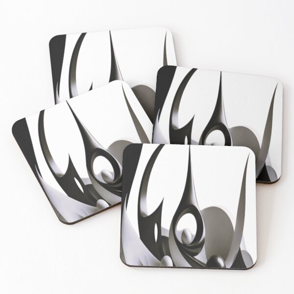 Item preview, Monochrome Abstract Form designed and sold by CyndiEpps.