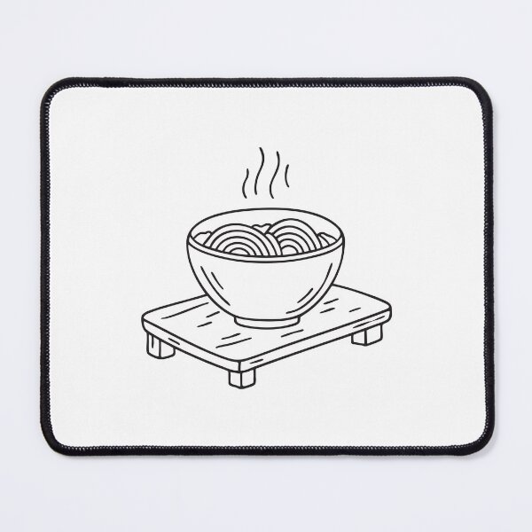 Item preview, Udon Bowl on Wooden Tray designed and sold by rasagamastore.