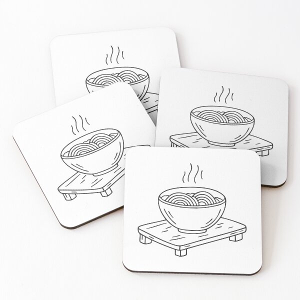 Item preview, Udon Bowl on Wooden Tray designed and sold by rasagamastore.