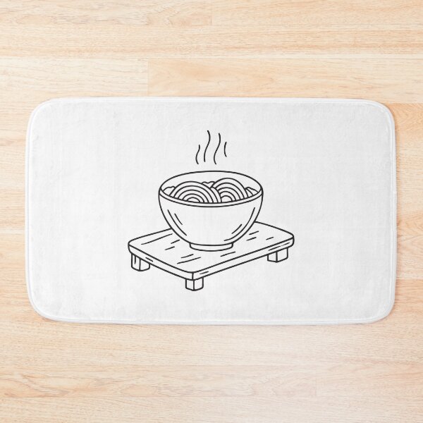 Item preview, Udon Bowl on Wooden Tray designed and sold by rasagamastore.
