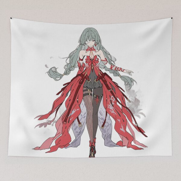 Item preview, Phrolova Red Outfit Eyepatch Wuthering Waves designed and sold by KomiArts.