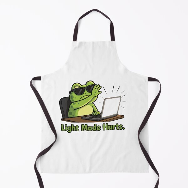 Item preview, Light Mode Hurts Frog designed and sold by SimplePoDesign.