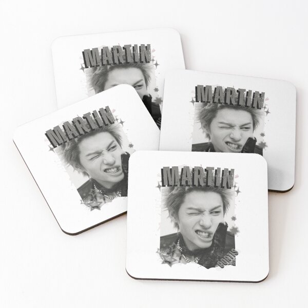 Item preview, CORTISs Martin Kpop Boy Group Black and White Collage Digital Art Portrait designed and sold by AJUNICE STUDIO.